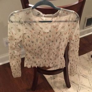 Zara Large Blouse New with Tags